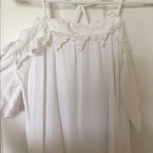 Cute white top (S)